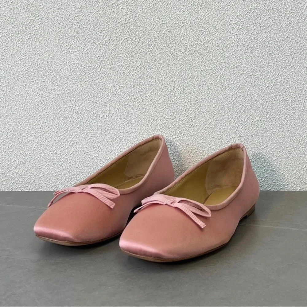 Reformation Pink Ballet Flats - Picture 1 of 3